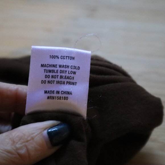 Honor The Gift Size Mens XL, chocolate brown  with black writing T-Shirt - Picture 9 of 9